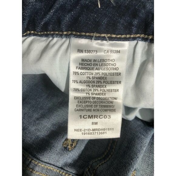 Lee NWOT Jean Capris 8M Denim Mid Rise Regular Fit - Picture 10 of 13